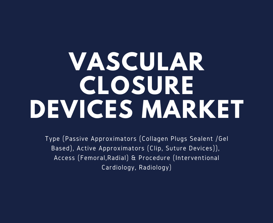 Vascular Closure Devices Market